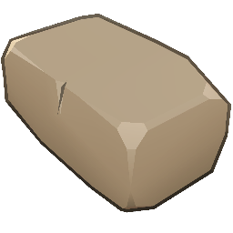 Cracked Cut Stone